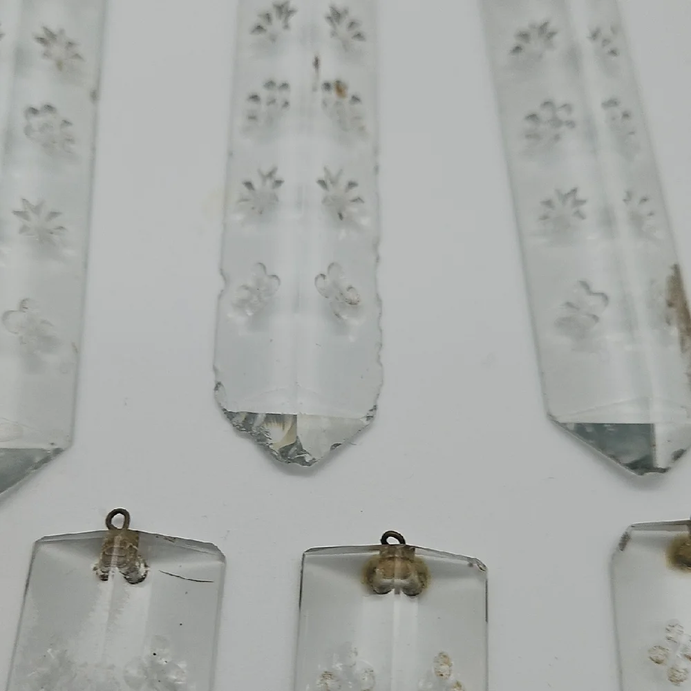 Clear Glass Crystal Prism Set